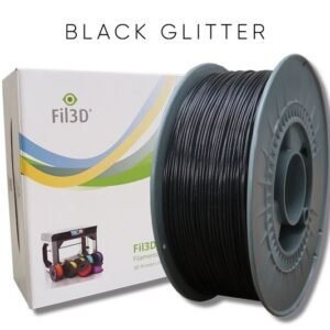 Tucab - PLA Preto Glitter 1Kg